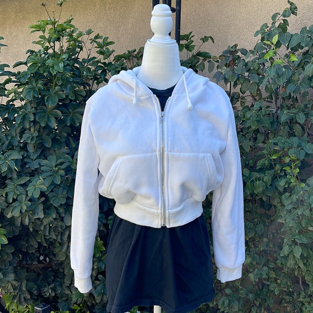 Crop Zip hoodie